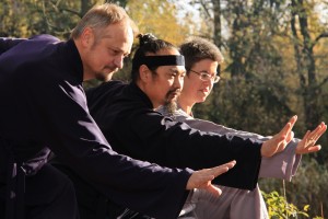 Meister Tian Liyang, Marianne Herzog und Jo Augustin