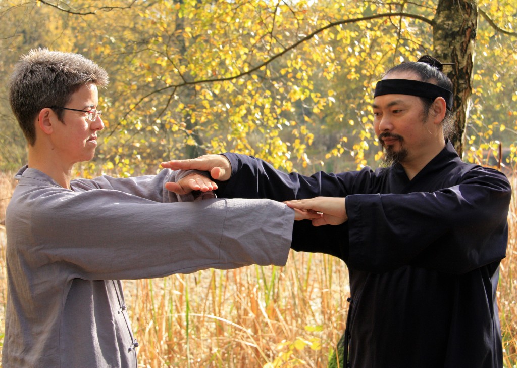 Meister Tian Liyang und Marianne Herzog